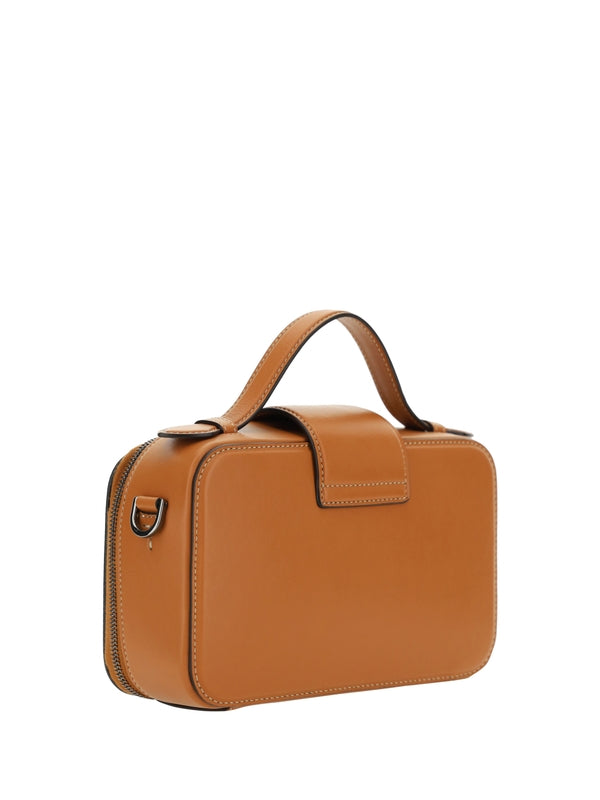 Timeless T Logo Leather
  Shoulder Bag