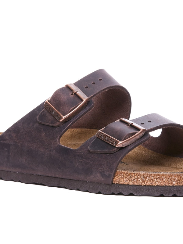 Arizona Buckle Suede Sandals