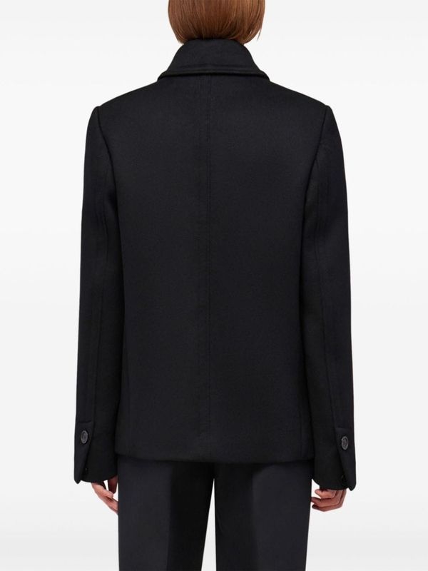 Double Breasted Wool Cashmere
  Coat