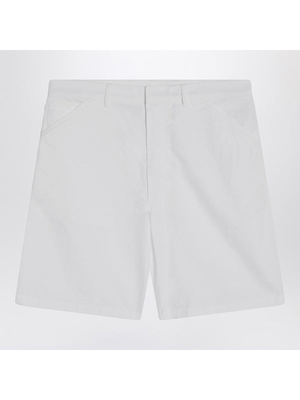 Back Triangle Logo Cotton Shorts