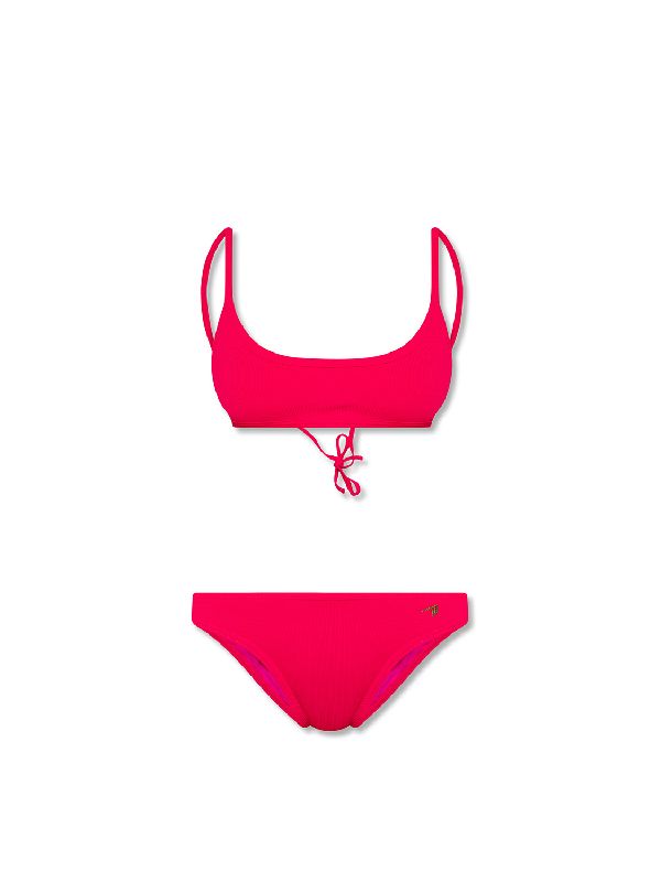 Pink Rib Bikini Set