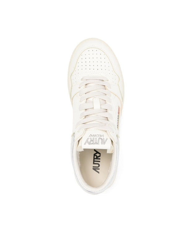 Autry Beige Low Top Sneakers