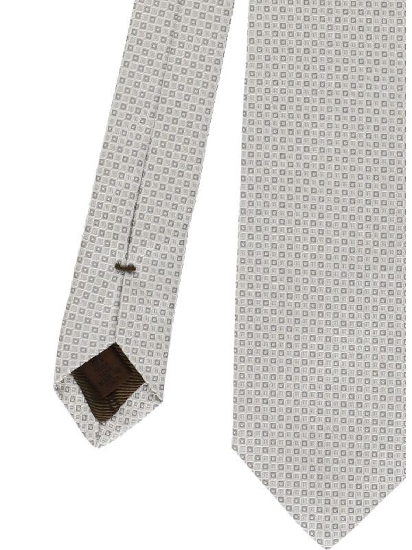 Allover Pattern Silk Necktie