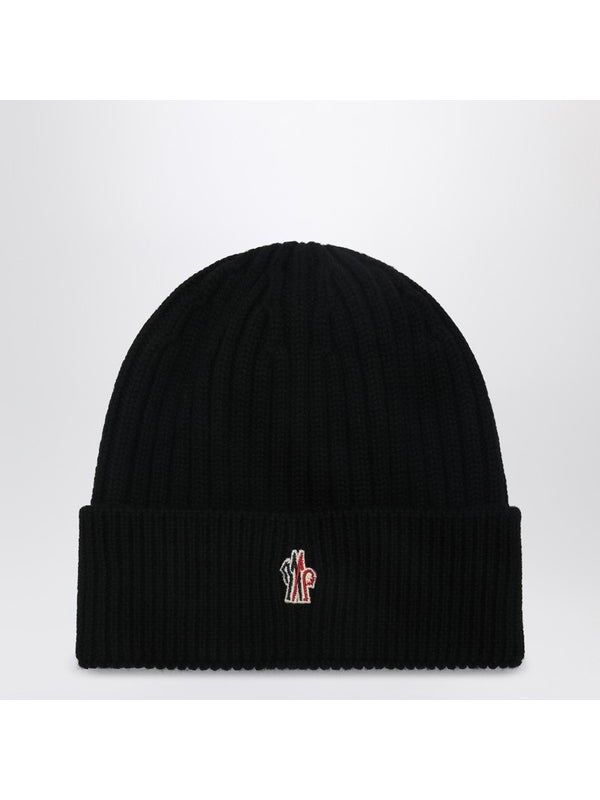 Grenoble Logo Patch Wool Beanie