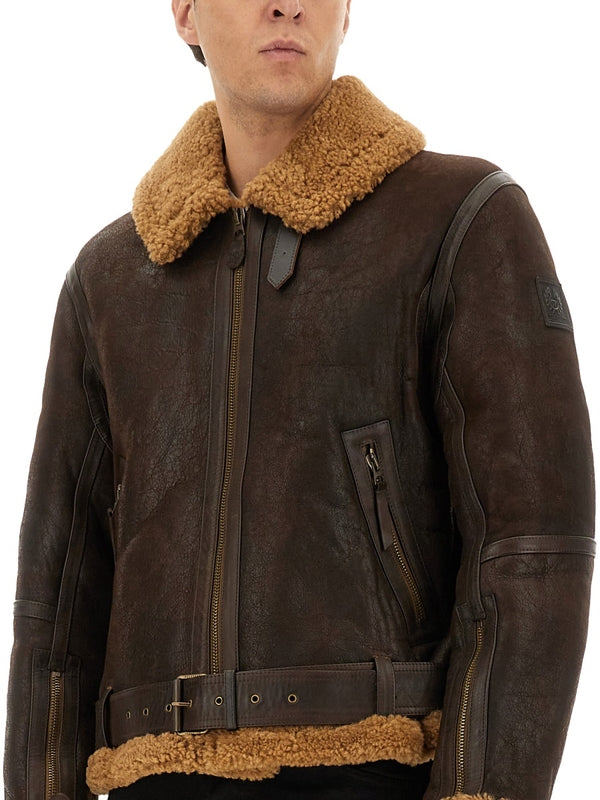 Belstaff Brown Fur & Shearling