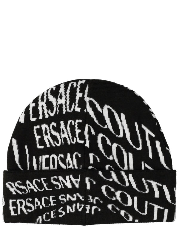 Versace Black Beanies