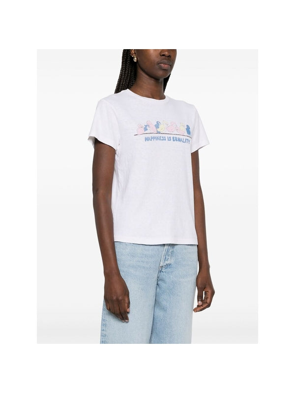 Graphic Print Cotton Short
  Sleeve T-Shirt