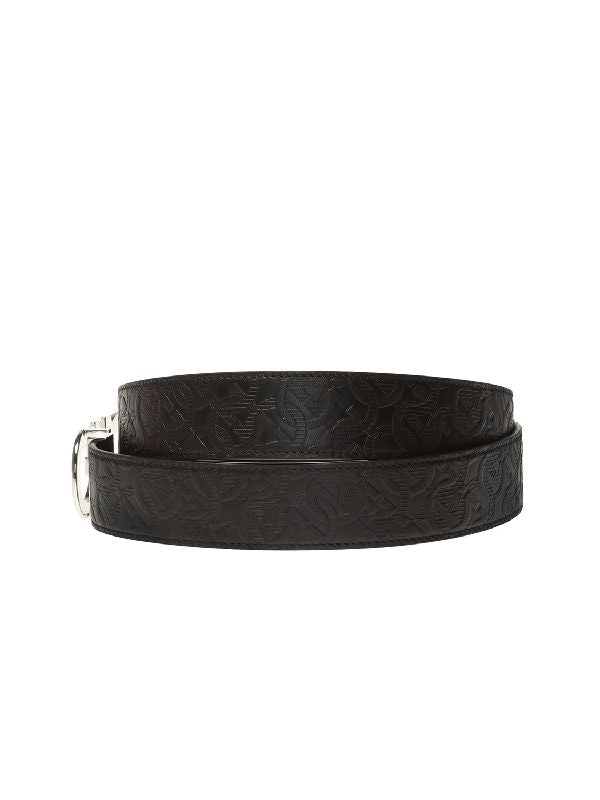 Emboss Gancini
  Motif Leather Belt