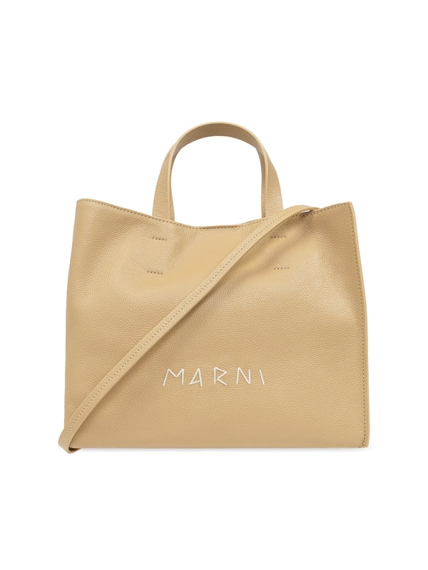 Museo Stitch
  Logo Leather Tote Bag