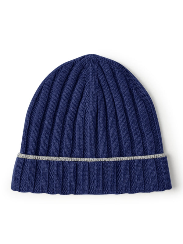 Brunello Cucinelli Navy Beanie