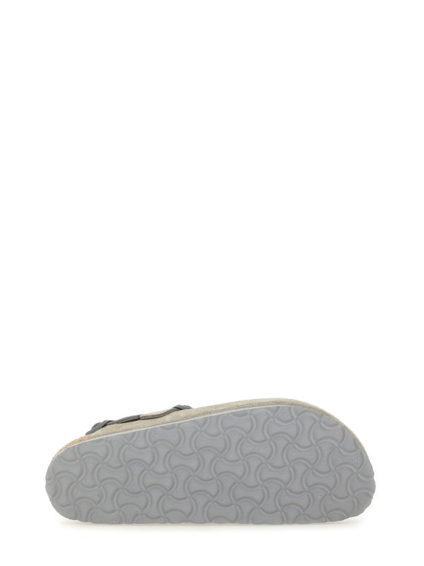 Tokio Buckle Decoration Leather Sandals