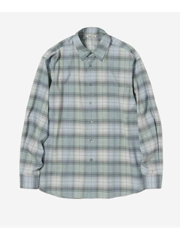 Check Pattern Wool Shirt