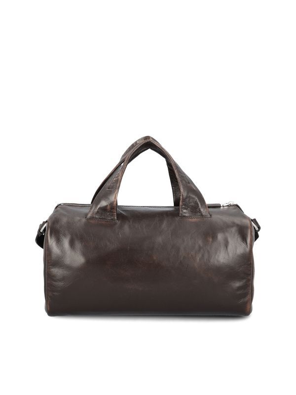 Vintage Leather Boston Bag