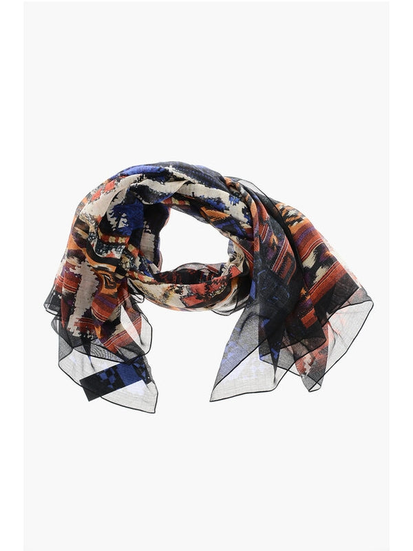 Balmain Multicolor Silk Mufflers