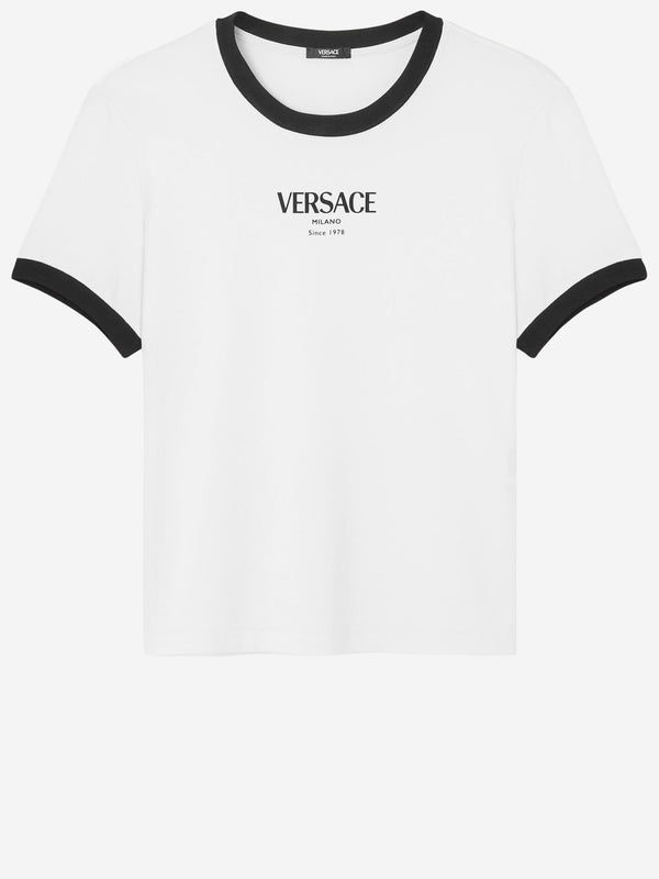 Versace White Short-Sleeved T-Shirt