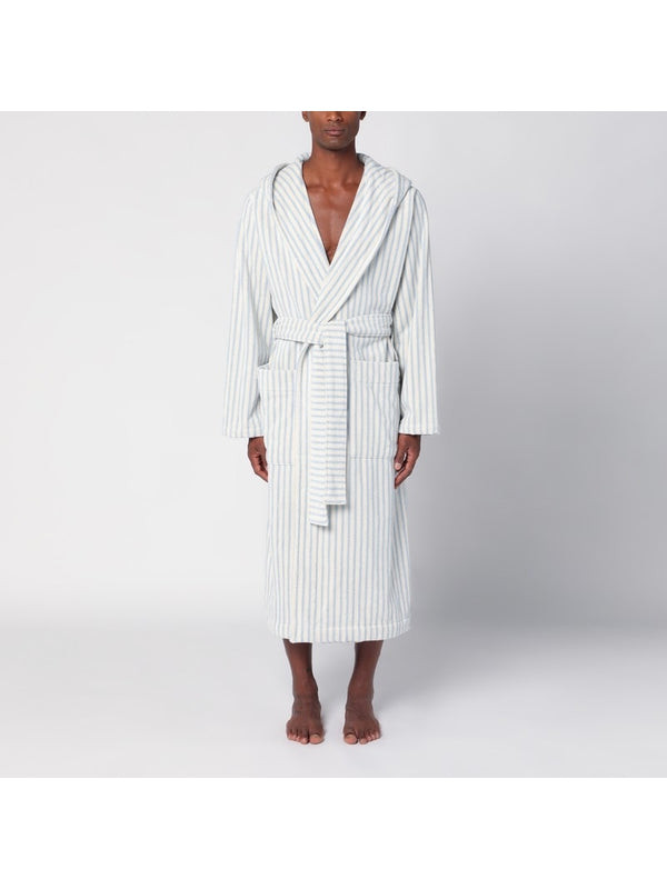 Striped Terry Bath Robe