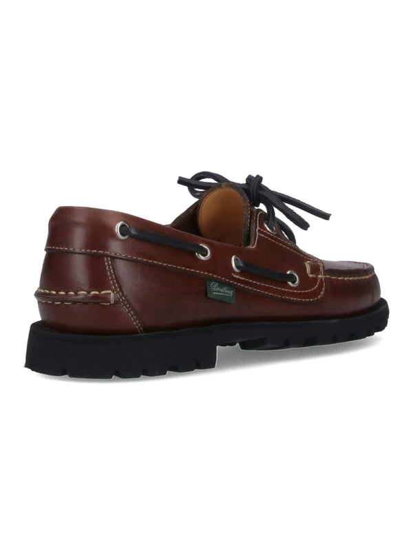 Malo Leather Lace-up Loafers