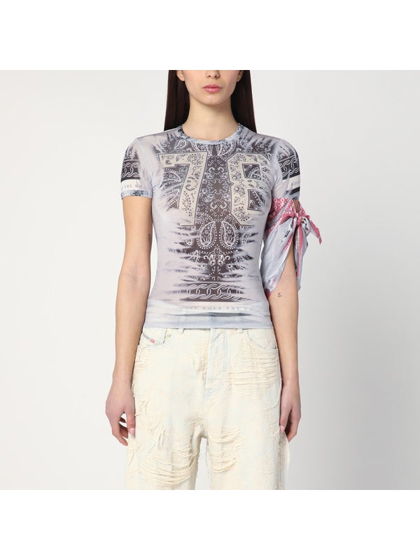 Bandana Printed Short Sleeve T-Shirt