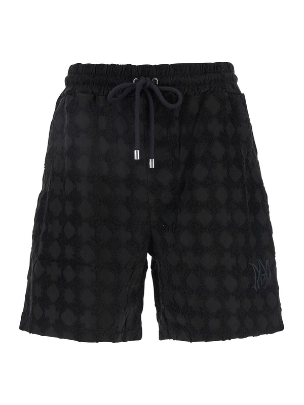 MA QUAD Back Logo Patch Banding Shorts