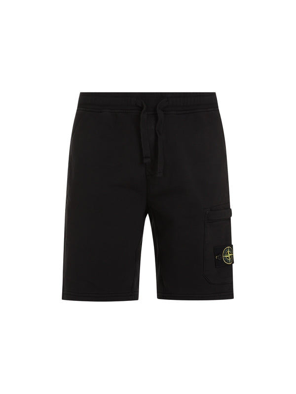 Wappen Patch Drawstring Bermuda Shorts