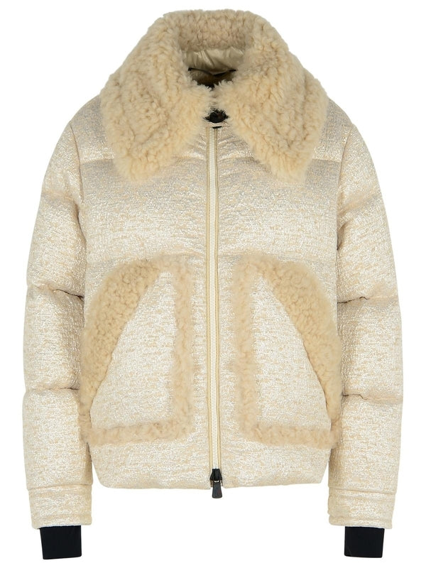 Stowe Grenoble Logo Patch Shearling Padded Jacket