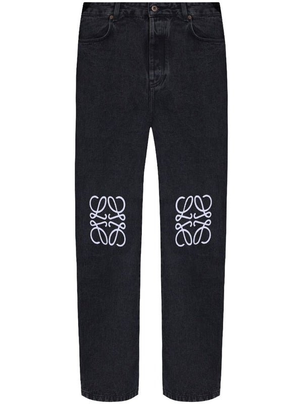 Anagram Baggy Denim Pants