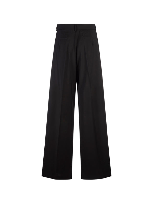 Wide Wool Pants