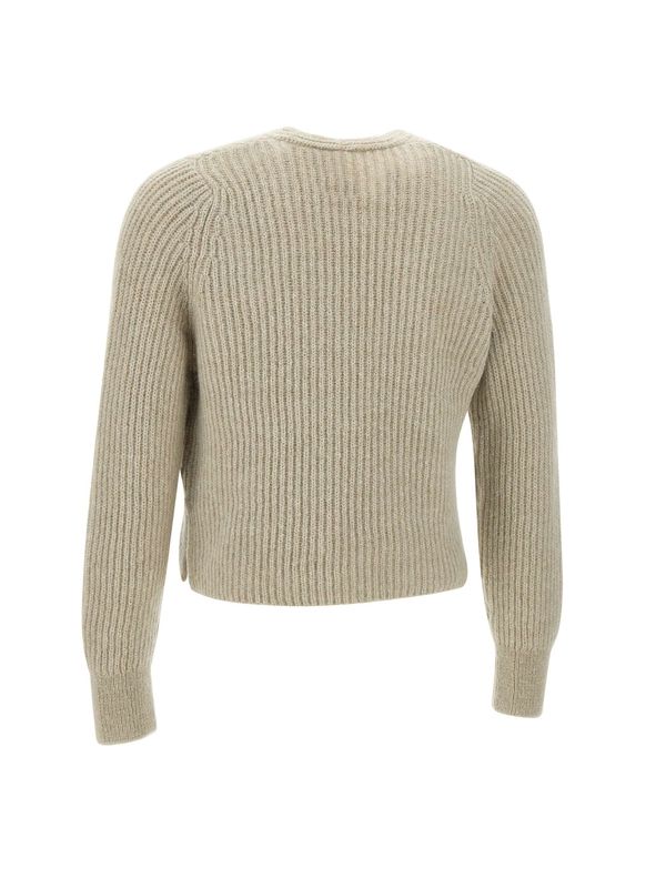 V-neck Alpaca Blend Knit