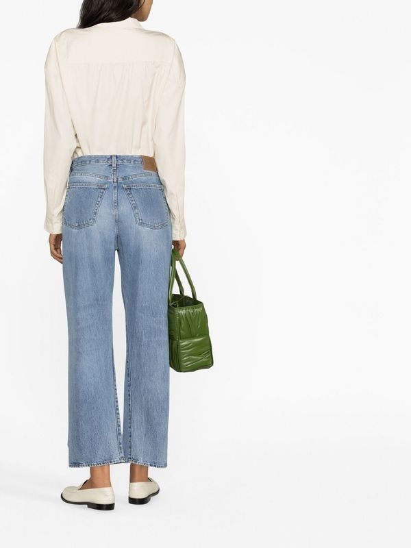 Twist Crop
  Denim Pants