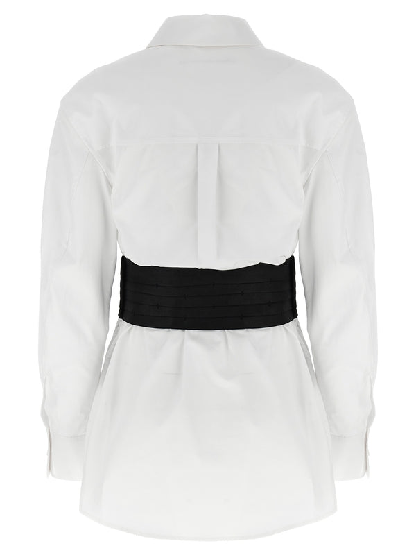 Waist Belt
  Shirt Mini Dress