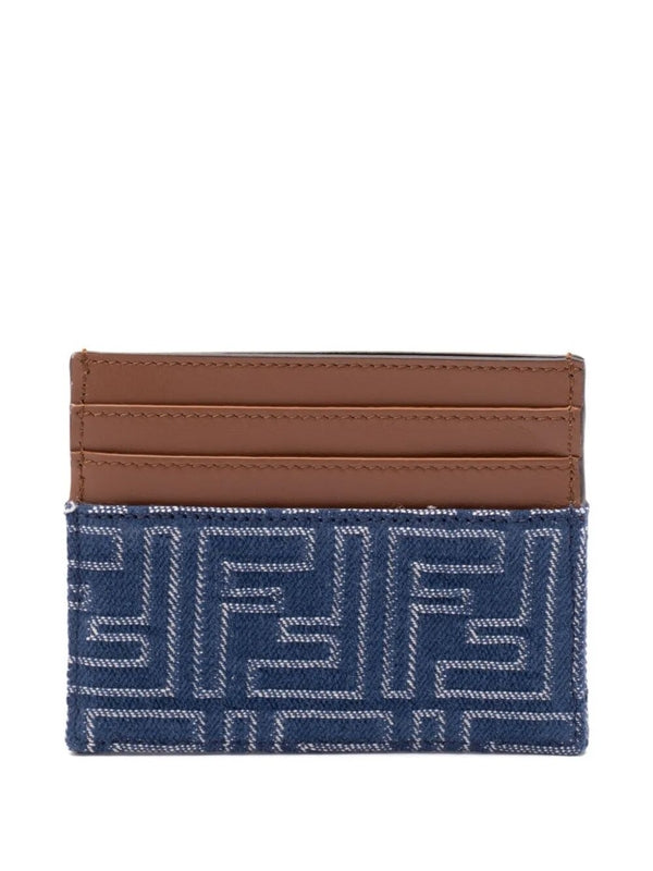 Fendi Blue Card Wallet