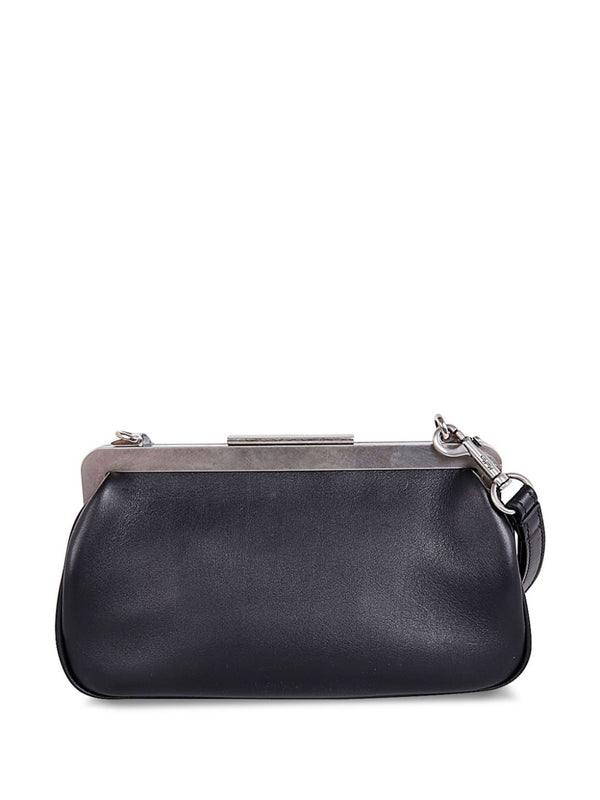 Clasp Leather Xs Clutch Bag