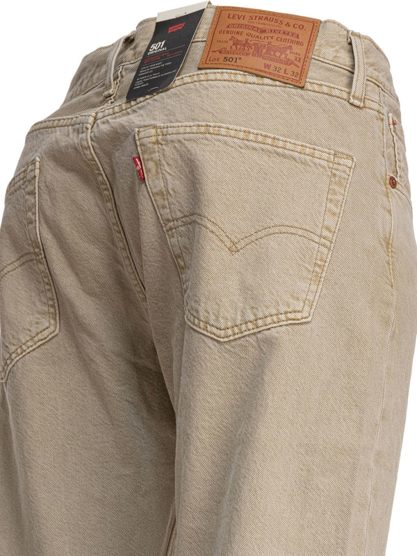 Levi'S Beige Denim Pants