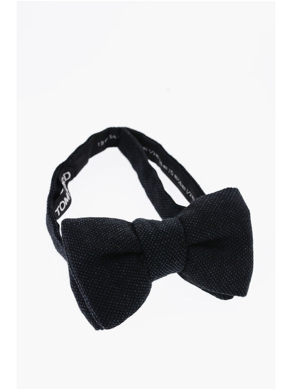 Navy Cotton Bow Tie