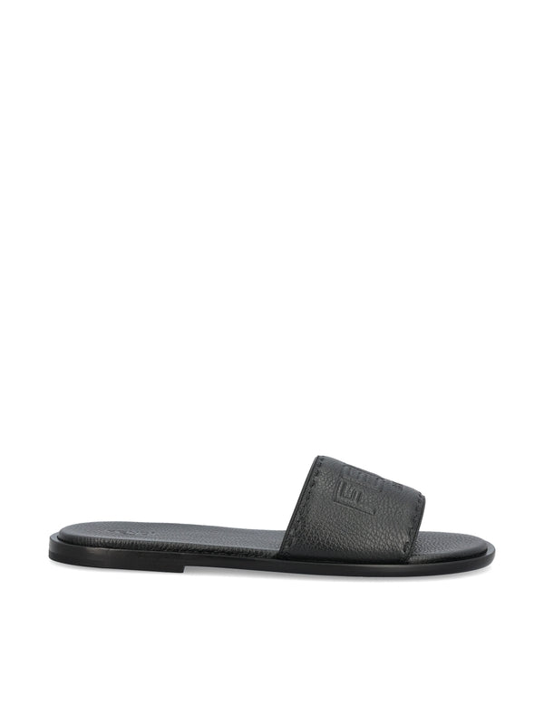 Fendi Black Slides