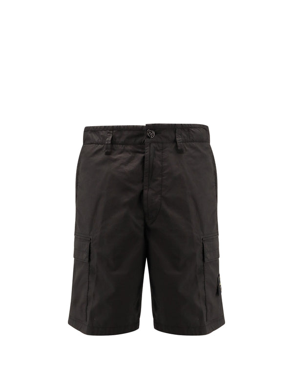 Wappen Patch Cotton Cargo Shorts
