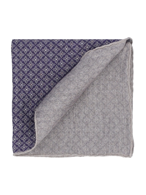 All-over Pattern Linen Silk Scarf