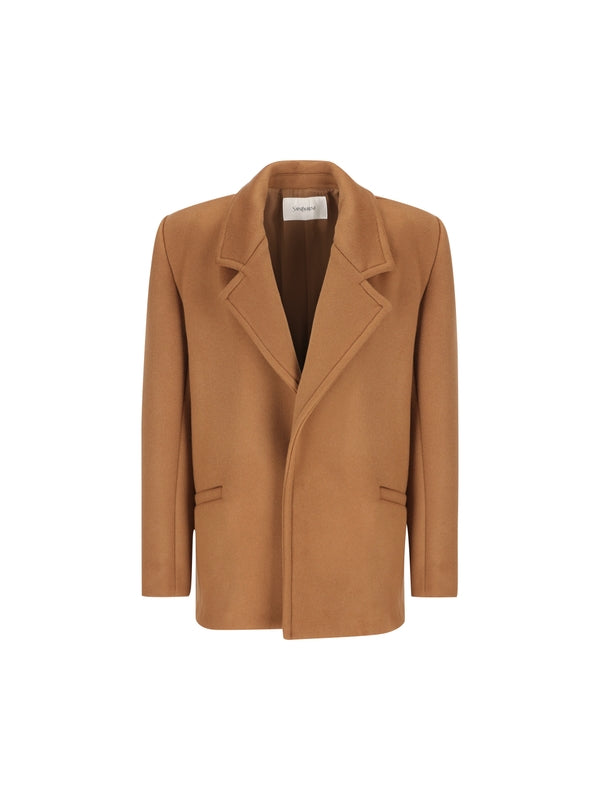 Wool Single-Breasted Jacket