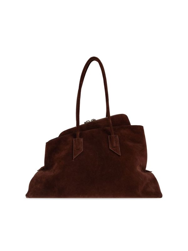 La Passeggiata Suede Medium Tote Bag