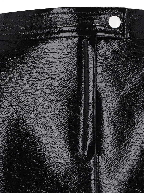 Courrèges - Reedition Vinyl Mini Skirt - Jente
