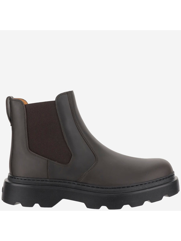 Tod'S Brown Chelsea Boots