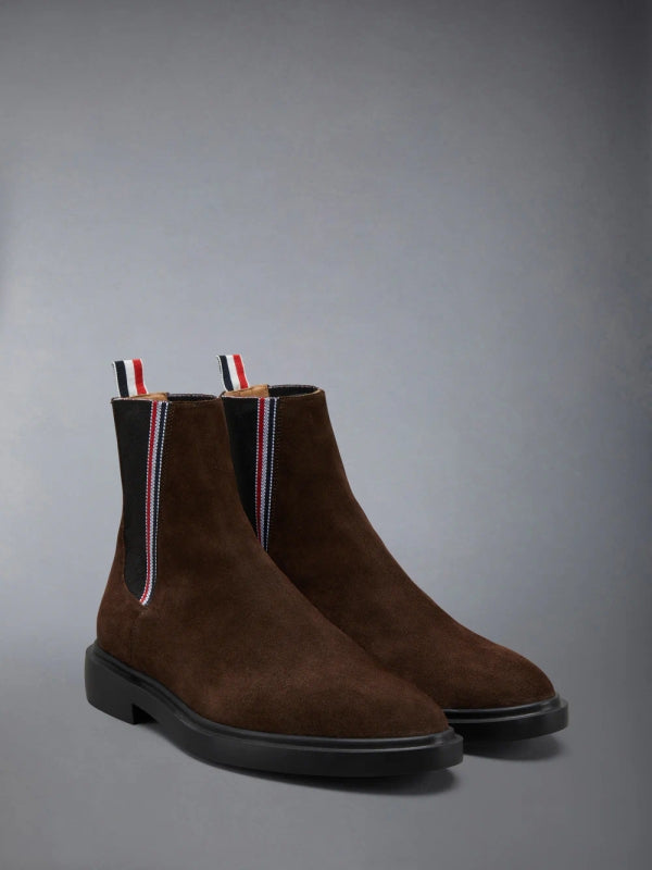 Thom Browne Brown Chelsea Boots