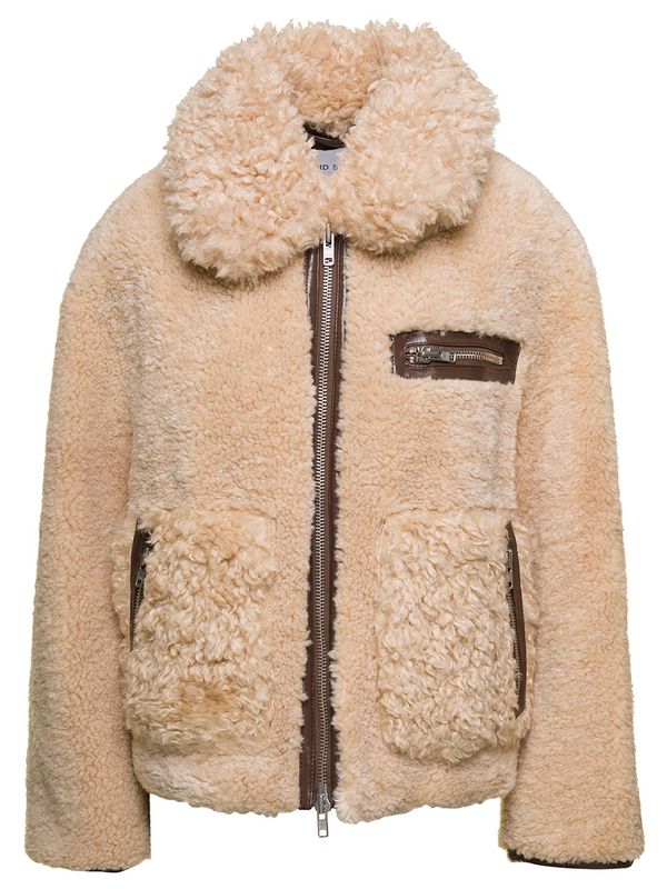 Beige Shearling Jacket