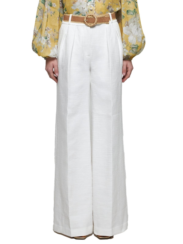 Acacia Flared Cotton Pants