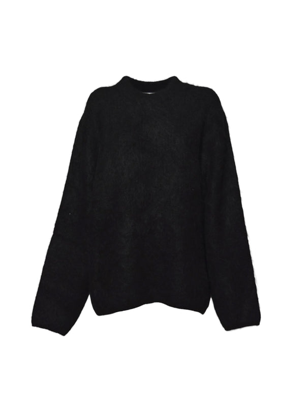 Haru Black Alpaca Sweater