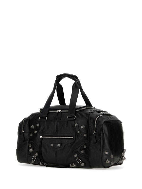 Balenciaga Le Cargol Black Boston Bags