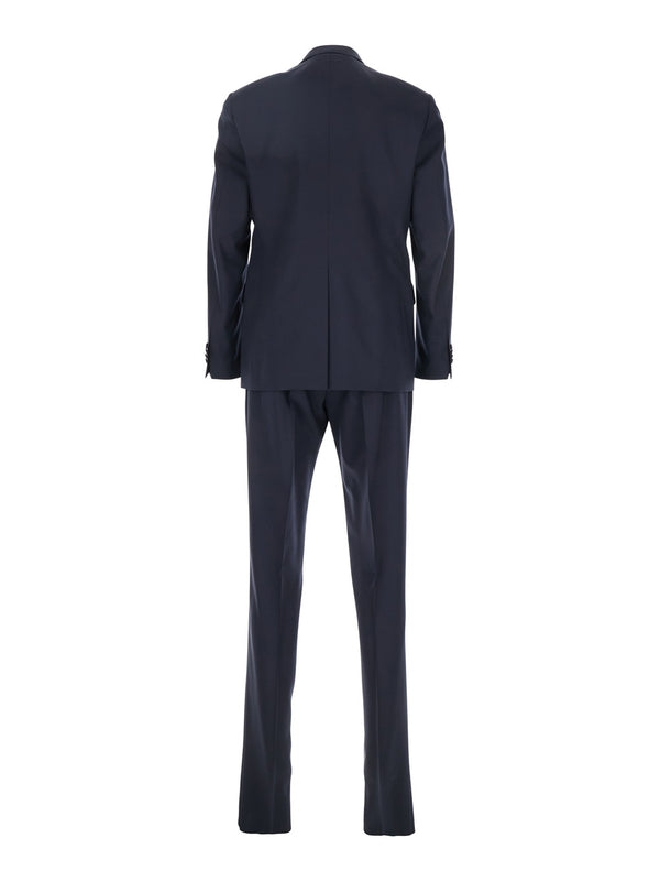 Single-breasted Wool Blend Suit