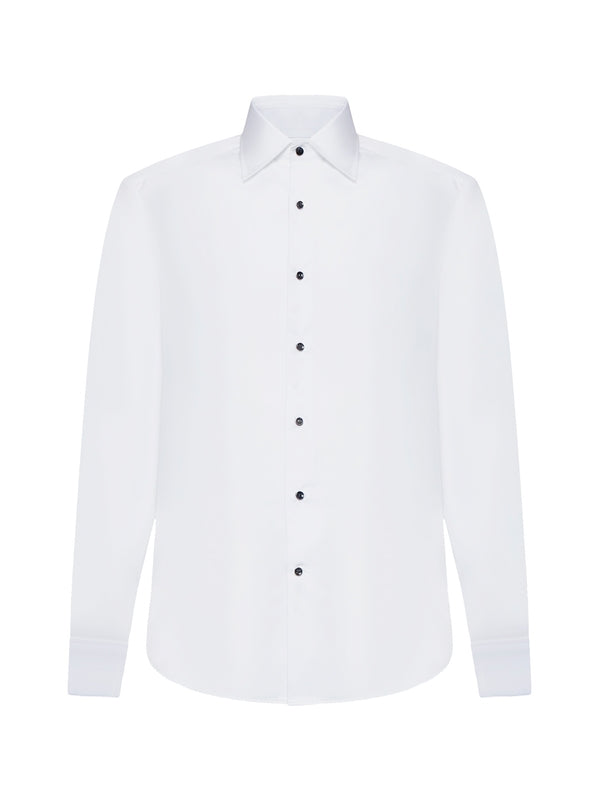 White Long Sleeve Cotton Shirt