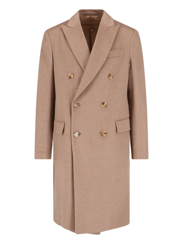 LARDINI - Cashmere Camel Double Coat - Jente