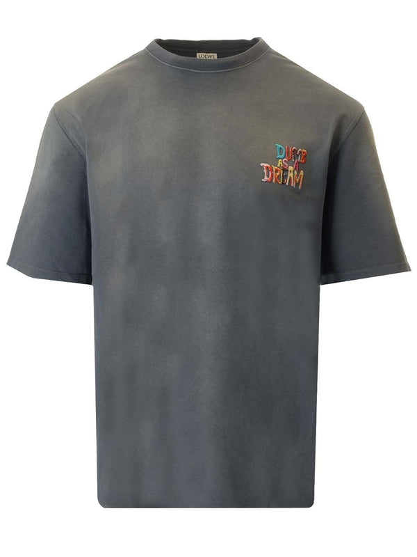 LOEWE - Back Logo Cotton T-shirt - Jente